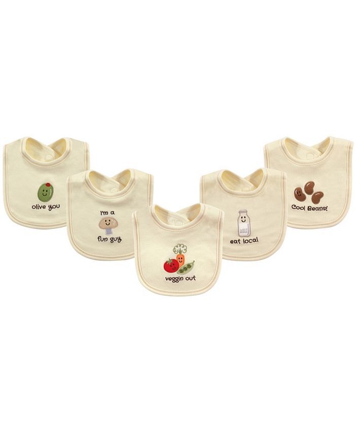 Touched by Nature Organic Bibs, 5Pack, One Size Macy's