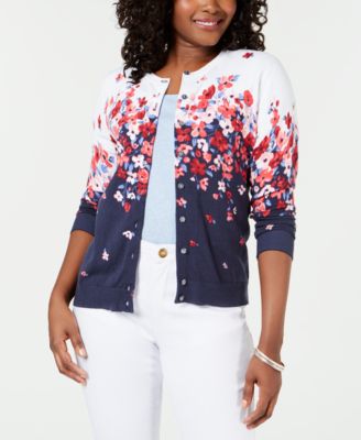 floral cardigan sweaters