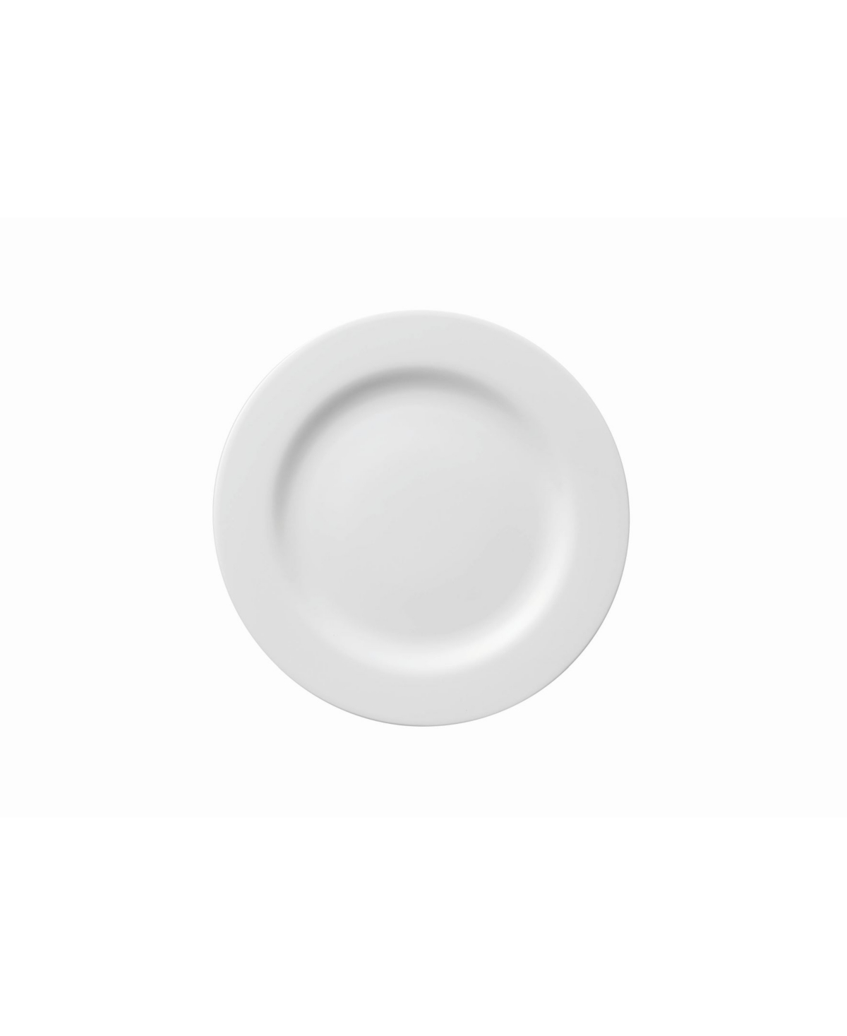 Moon White Salad Plate - White