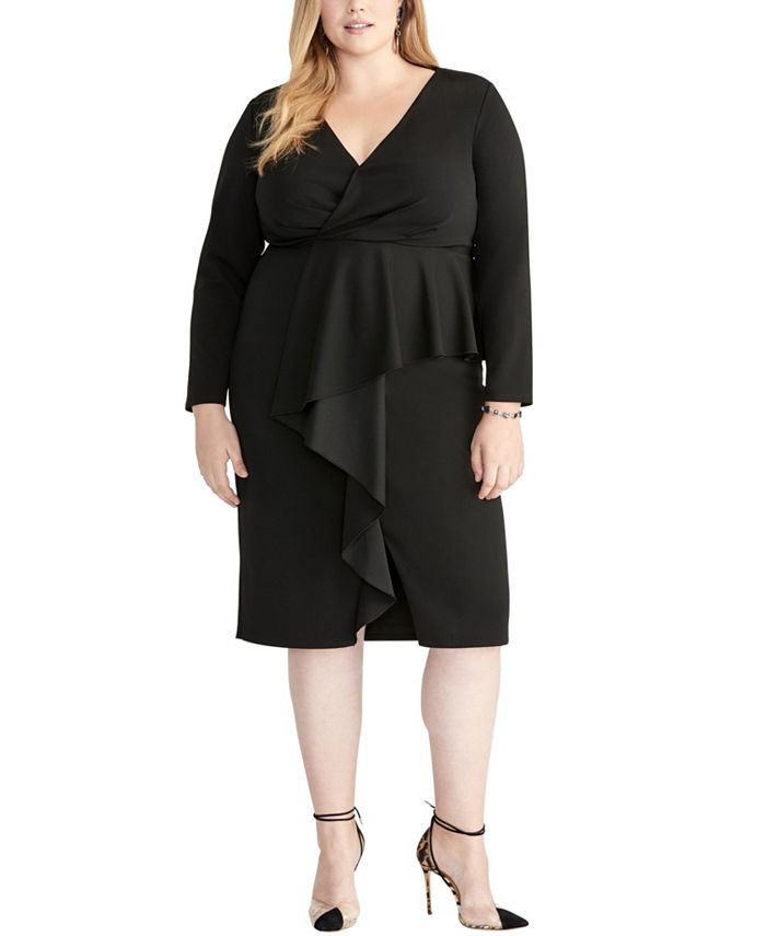 Rachel Rachel Roy Plus Size Wrap Ruffle Front Dress Macys 9544