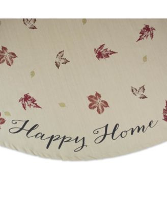 Rustic Leaves Print Tablecloth