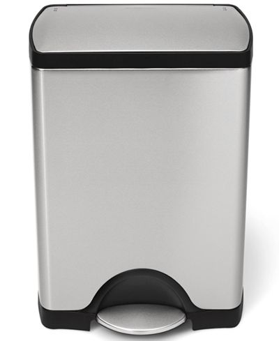 simplehuman Trash Can, 30L Rectangular