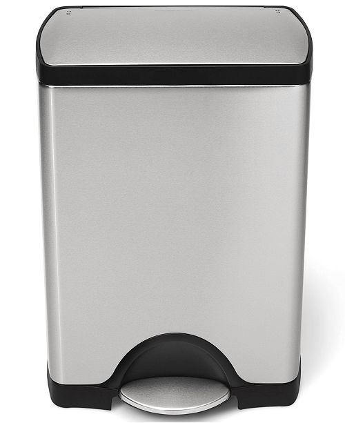 simplehuman Trash Can, 30L Rectangular & Reviews Home Macy's