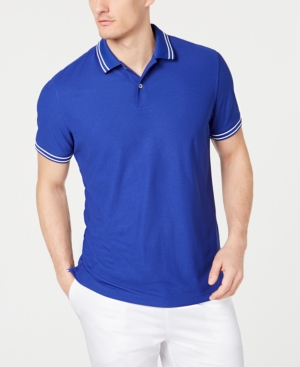 Club Room Men's Performance Stripe Polo Created for Macy's