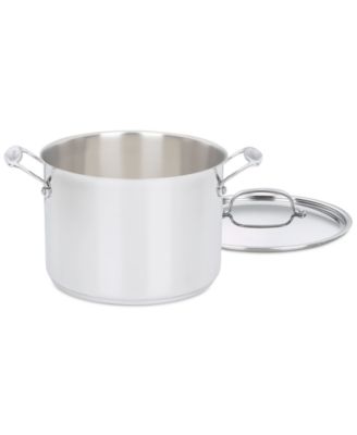 Cuisinart - Chef's Classic Stainless Steel 8-Qt. Covered Stockpot