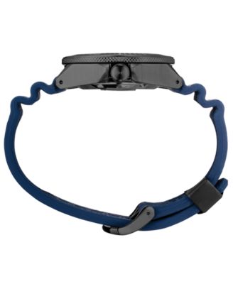 Seiko SPECIAL EDITION Men's Automatic Prospex Blue Silicone Strap Watch 44mm