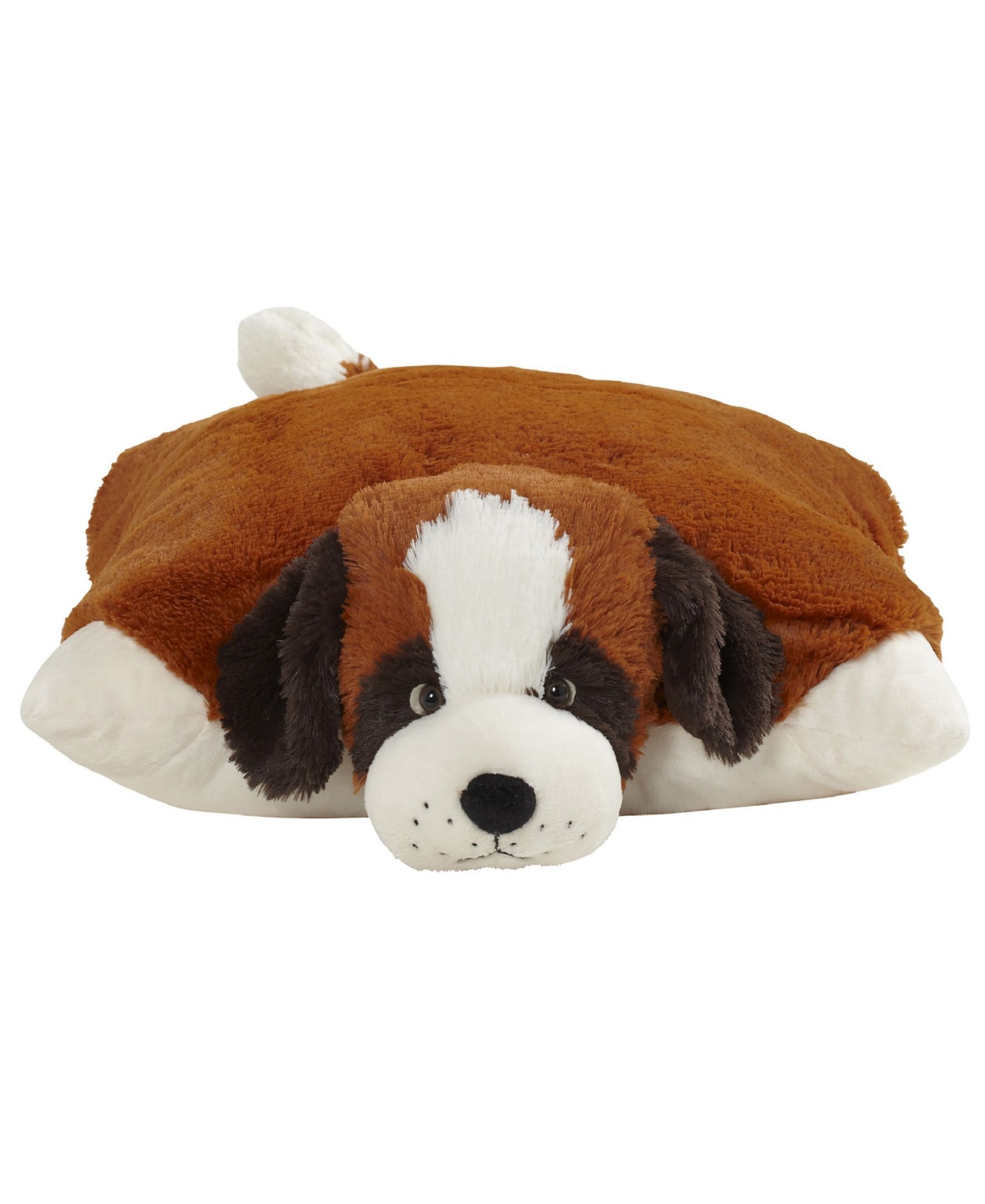 Shop Pillow Pets Signature St. Bernard Stuffed Animal Plush Toy In Open Brown