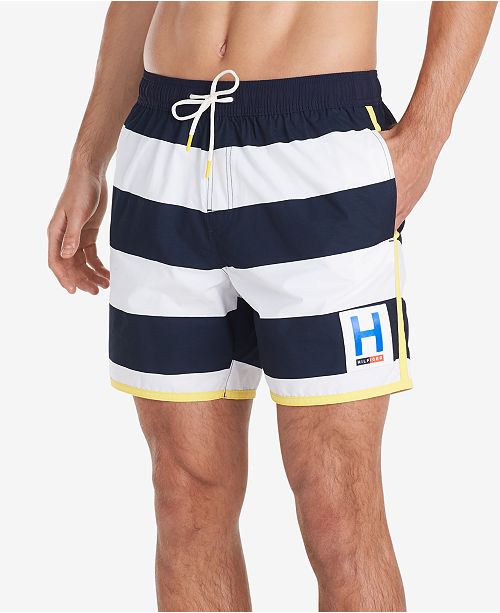Tommy Hilfiger Men's 7" Bay Swim Trunks, Created for Macy's & Reviews Swimwear Men Macy's