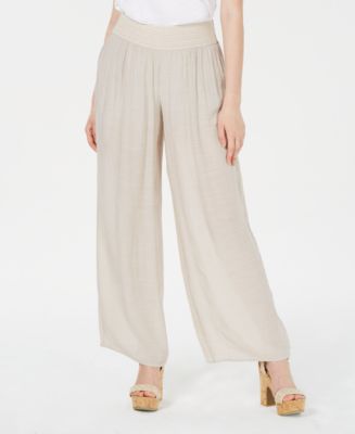 Palette Wide-Leg Gauze Pants - Macy's