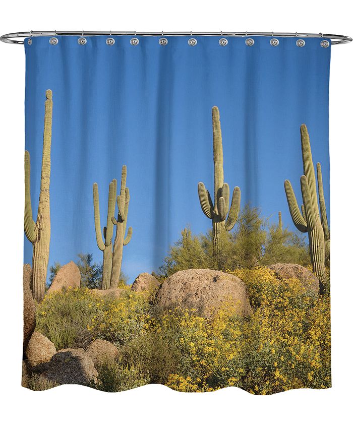 Avanti Cactus Shower Curtain - Macy's