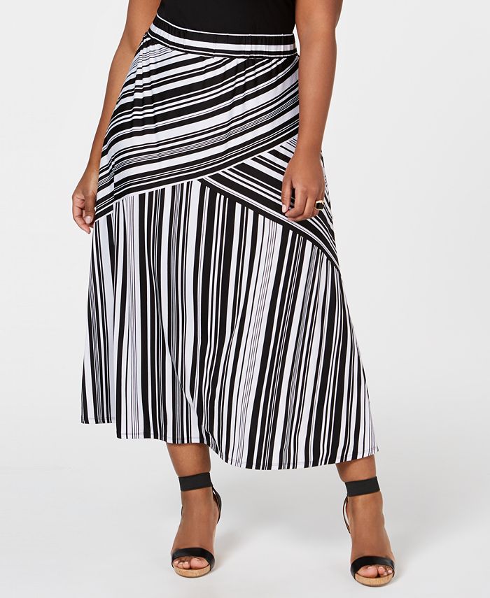 Women's plus size sales maxi skirts macy's