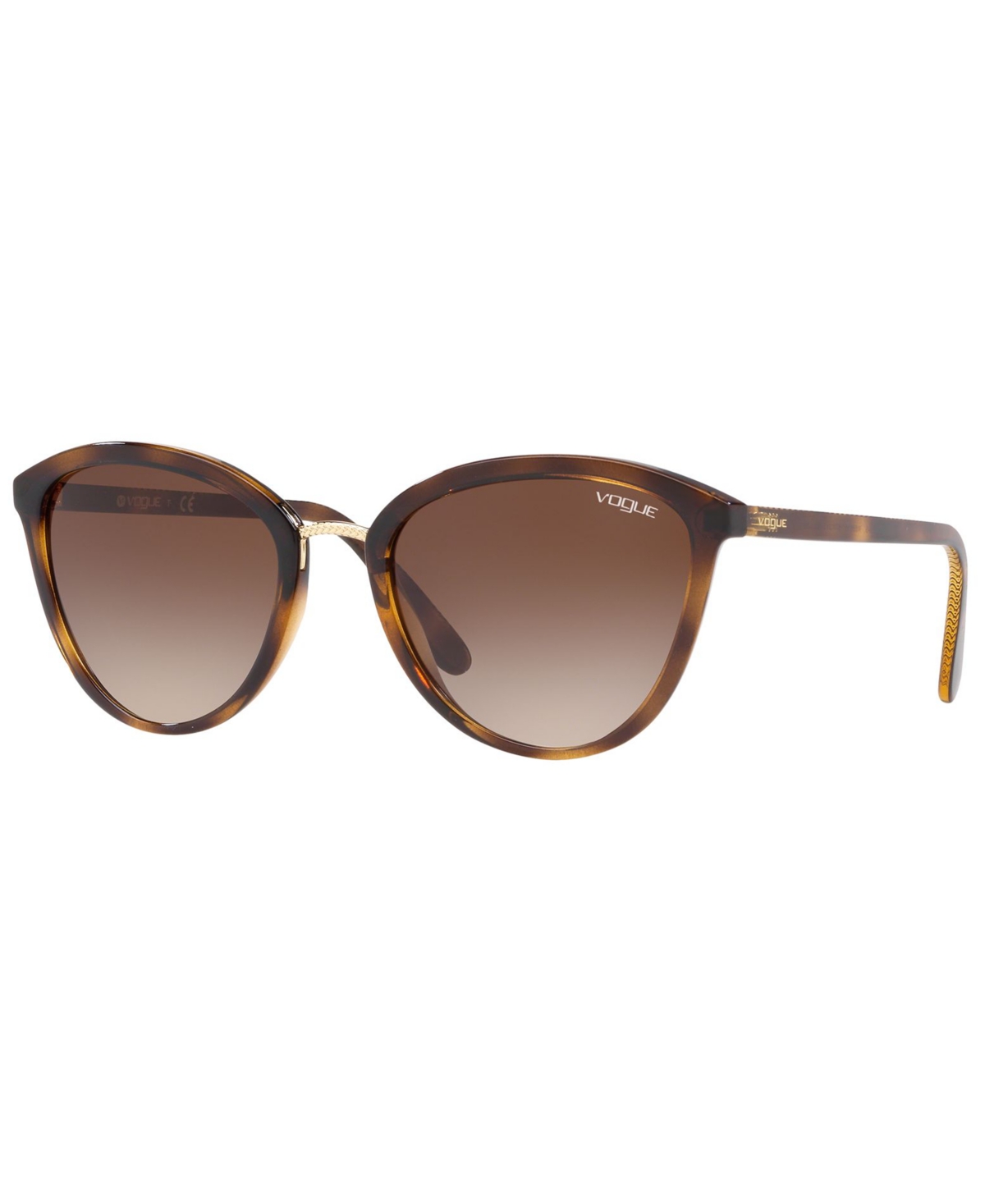 Vogue Eyewear Sunglasses, Vo5270s 57 In Dark Havana,brown Gradient