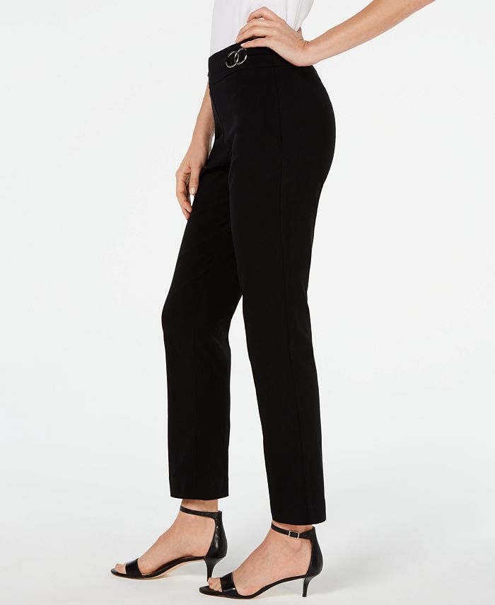 JM Collection O-Ring Pull-On Pants, Created for Macy's & Reviews ...