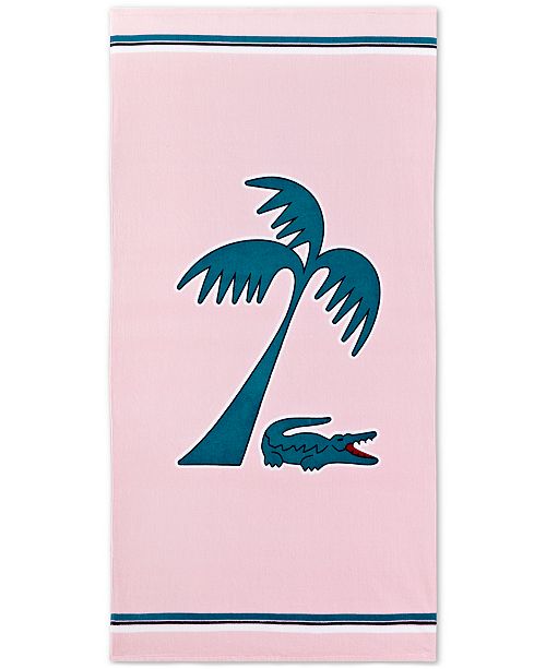 Lacoste Murphy Cotton 36" x 72" Beach Towel & Reviews Bath Towels