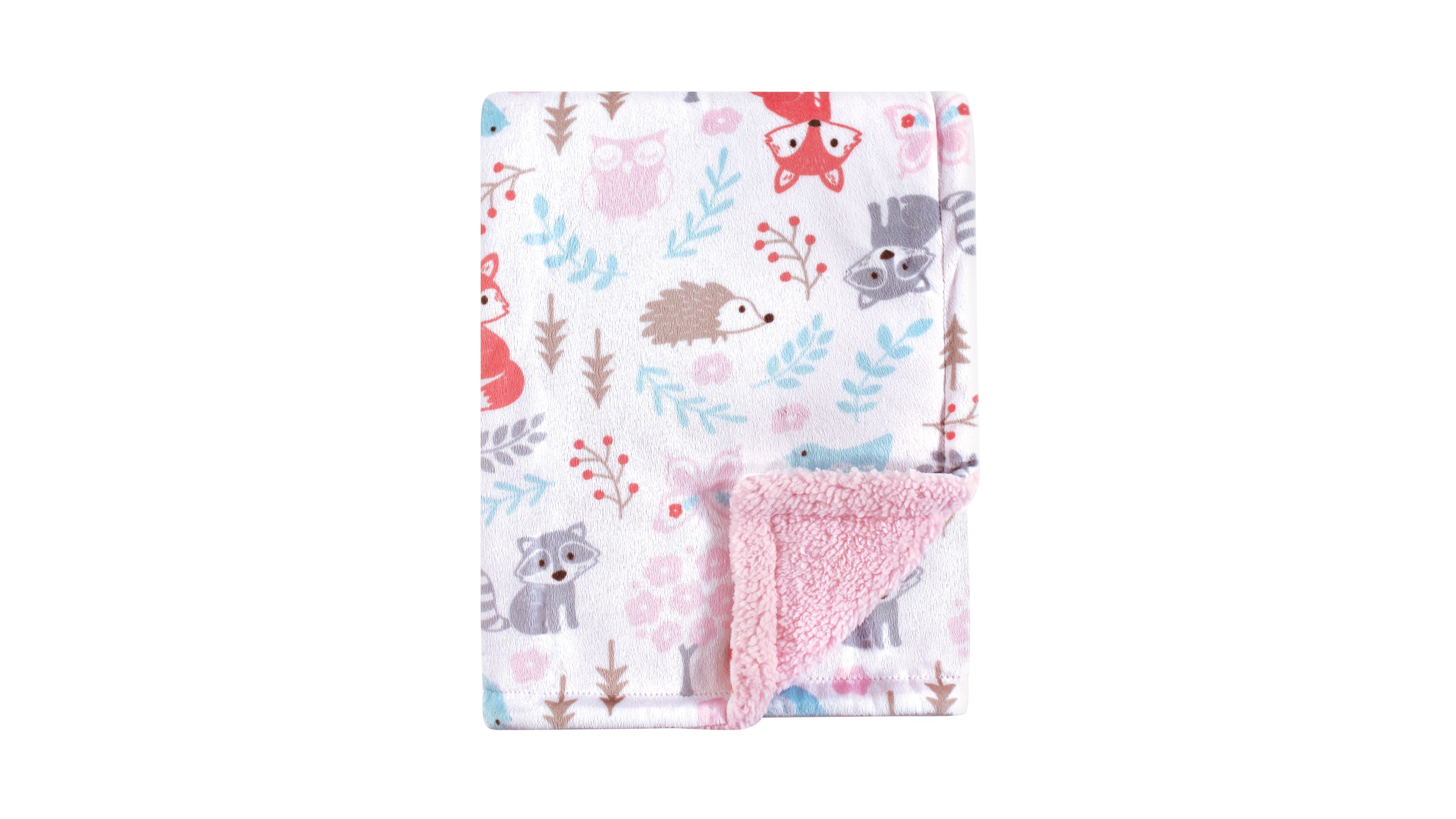 Hudson Baby Girls Double Layer Blanket