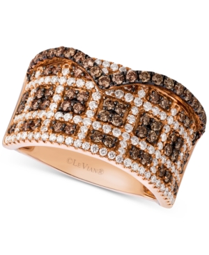 image of Le Vian Chocolatier Diamond Statement Ring (1-1/4 ct. t.w.) in 14k Rose Gold