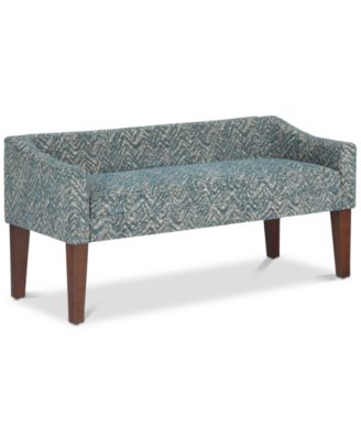 Simpli Home - Parris Upholstered Bench, Quick Ship