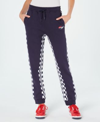 womens side stripe joggers