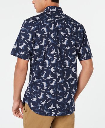 American Rag Men's Shark Attack Shirt, Created for Macy's - Macy's