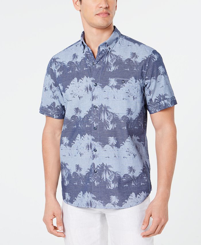 Tommy Bahama Men's Pixel Palms Shirt - Macy's