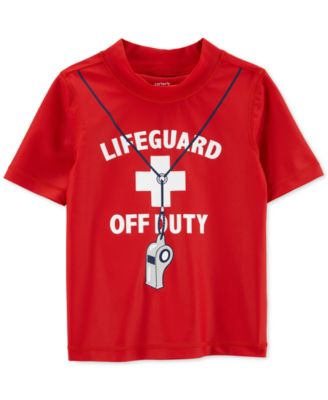 Carter's - Toddler Boys Lifeguard Graphic Rash Guard