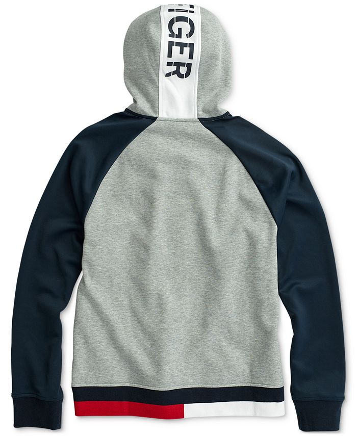 Tommy Hilfiger Men's Logo Graphic Hoodie with Magnetic Zipper - Macy's