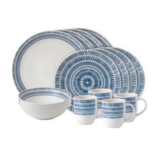 ED Ellen DeGeneres Crafted by Royal Doulton Chevron 16-Piece Dinnerware ...
