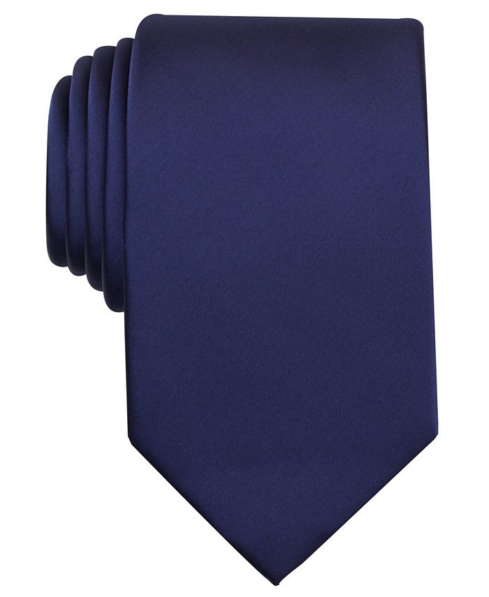 Perry Ellis Men's Satin Solid Tie - Macy's