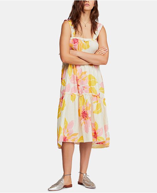Free People Moonshine Midi Dress Reviews Dresses Women Macy S
