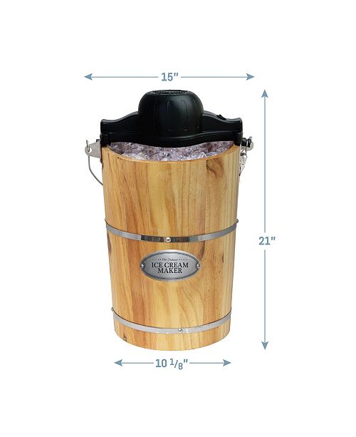 Elite By Maxi Matic Elite Gourmet 6 Quart Old Fashioned Pine