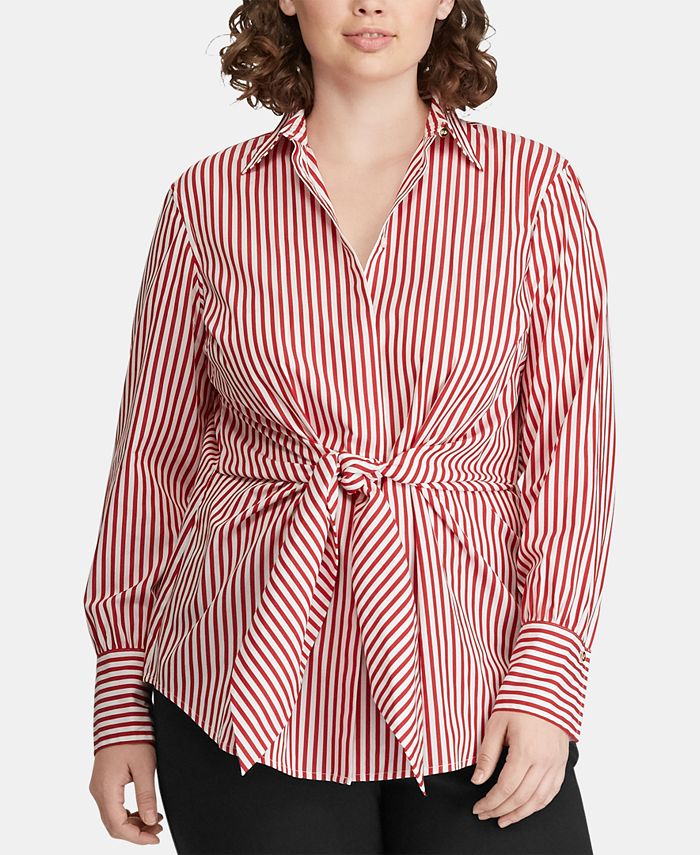 Lauren Ralph Lauren Plus Size Cotton Shirt Macy's