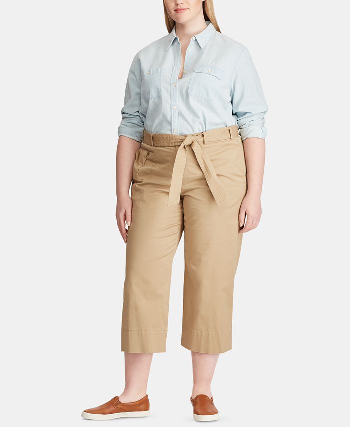 Lauren Ralph Lauren Plus Size Twill Pants Macy's