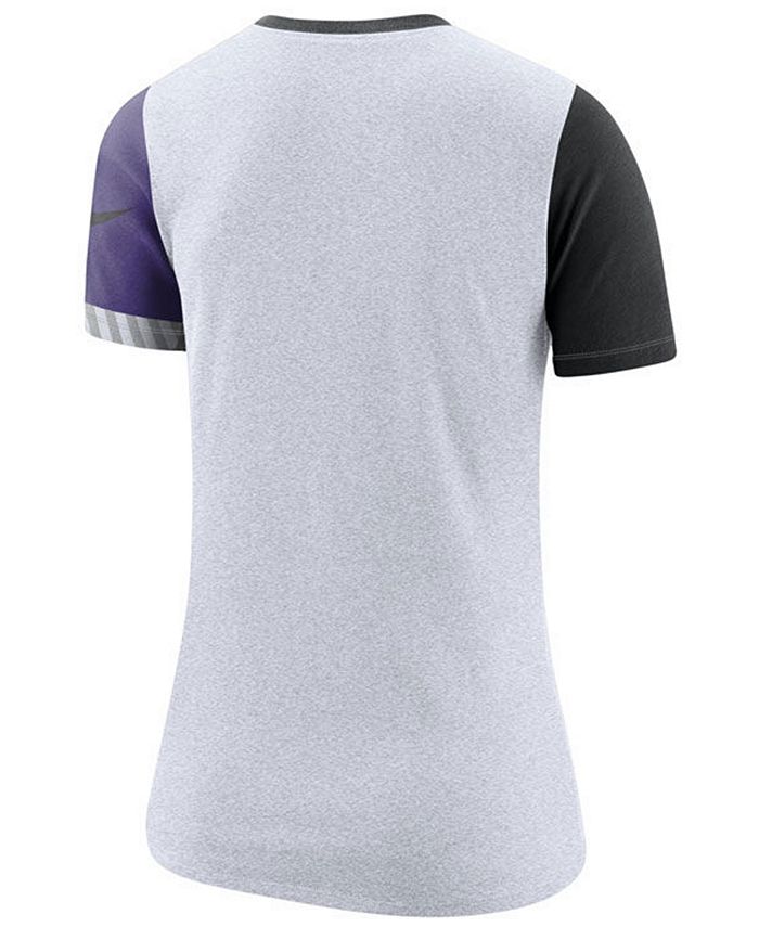 Nike Women's Colorado Rockies Slub Logo Crew T-Shirt - Macy's