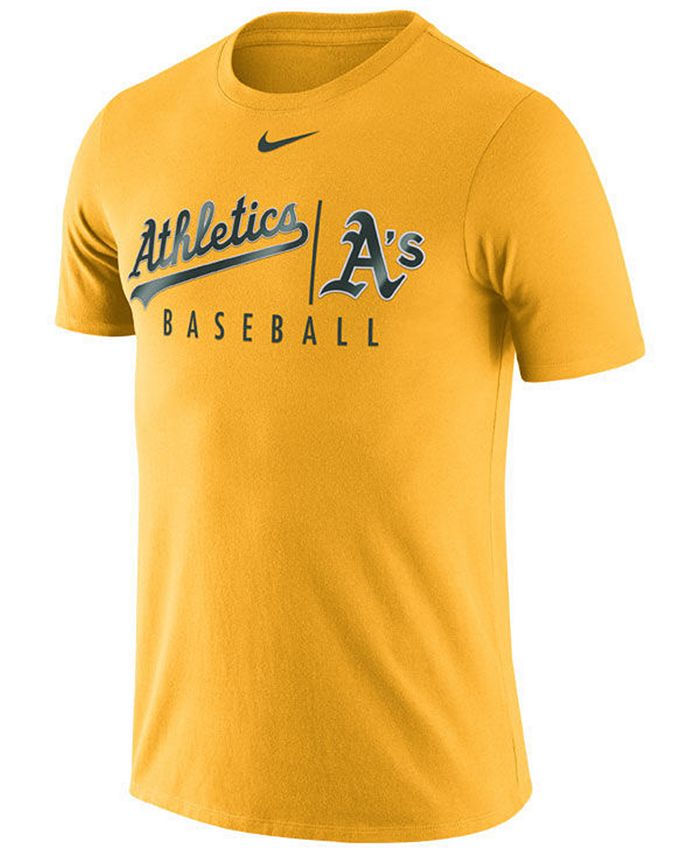 Nike Men's Oakland Athletics Dri-Fit Practice T-Shirt - Macy's