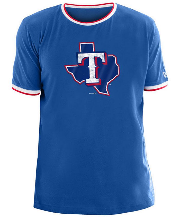 New Era Men's Texas Rangers Ringer Crew Top - Macy's