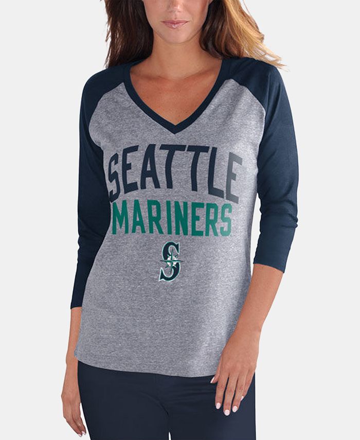 G-III Sports Women's Seattle Mariners It's a Game Raglan T-Shirt