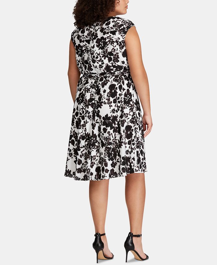Lauren Ralph Lauren Plus Size Fit & Flare Dress Macy's