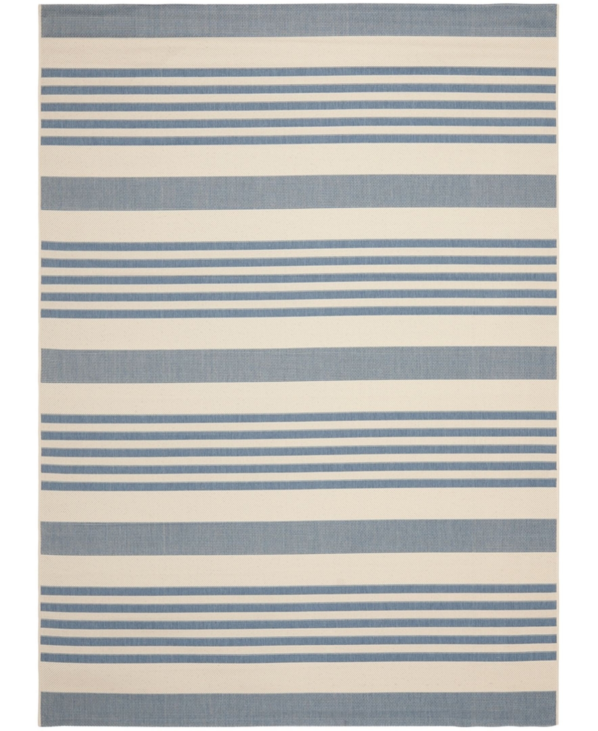 Safavieh Courtyard Beige and Blue 8' x 11' Sisal Weave Outdoor Area Rug - Beige / Bl