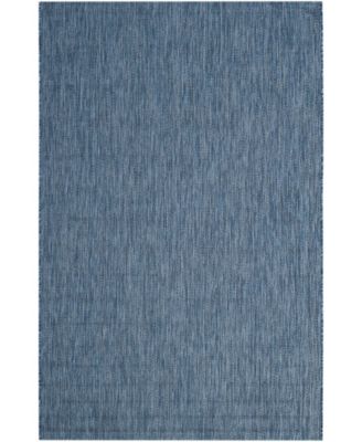 Courtyard CY8520 Navy 5'3" x 7'7" Outdoor Area Rug