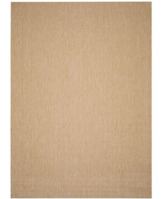 Courtyard CY8521 Natural and Cream 8' x 11' Outdoor Area Rug