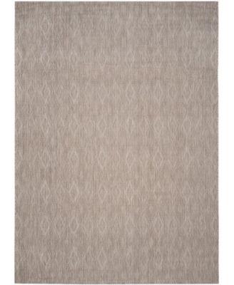 Courtyard CY8522 Beige 8' x 11' Sisal Weave Outdoor Area Rug