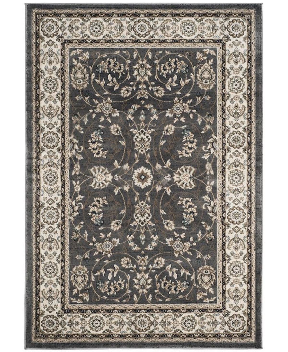 Safavieh Lyndhurst LNH340 Gray and Cream 6' x 9' Area Rug - Grey Group