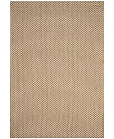 Courtyard Natural and Cream 6'7" x 9'6" Sisal Weave Area Rug