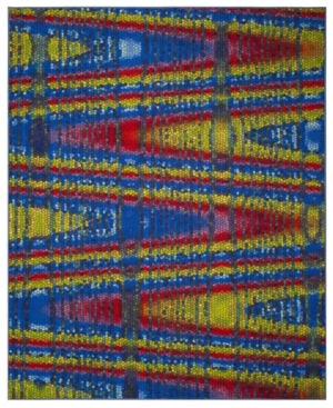 Safavieh Aztec Blue and Multi 8' x 10' Area Rug