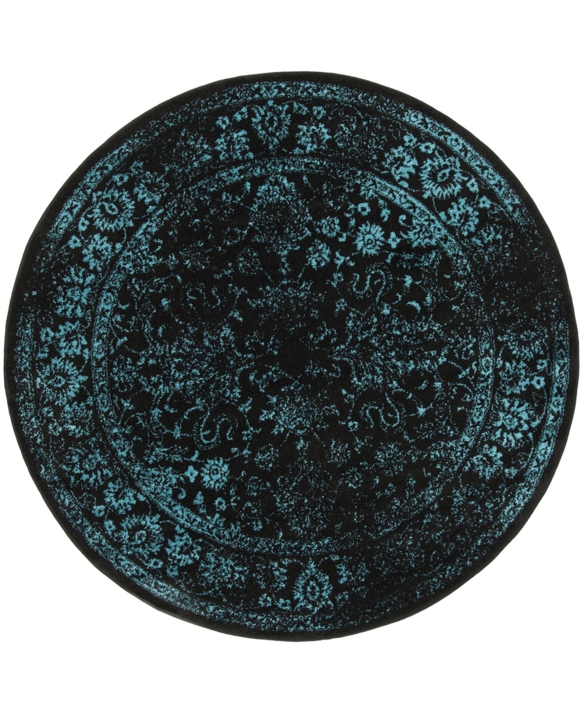 Safavieh Adirondack 109and Teal x Area Rug - Black