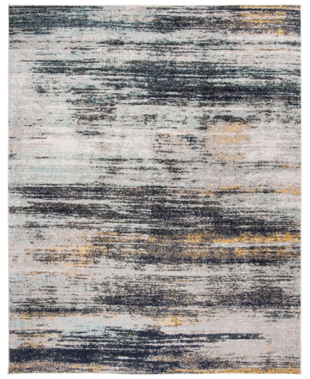 Safavieh Adirondack Light Gray and Black 9' x 12' Area Rug - Light Gray