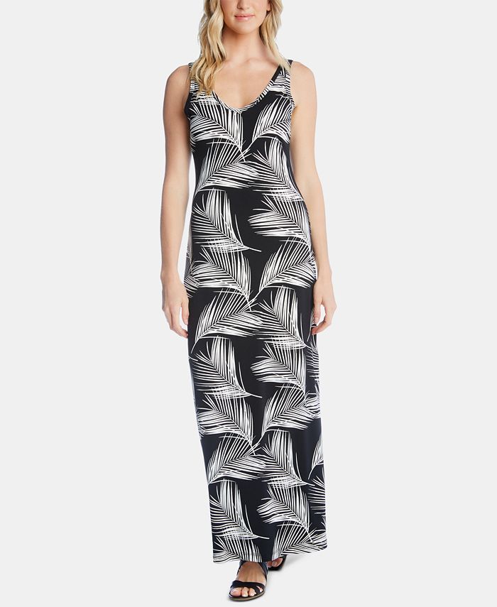 Karen Kane Palm Print Maxi Dress Macy s