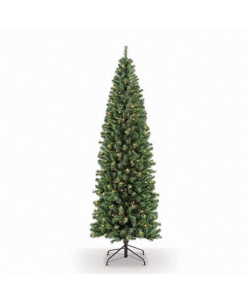 Puleo International 7 5 Ft Pre Lit Noble Fir Artificial Christmas
