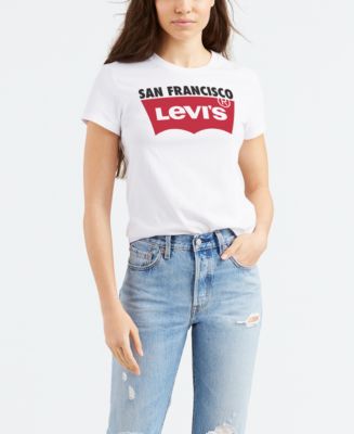 Levi's San Francisco Logo Cotton T-Shirt - Macy's
