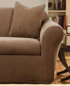 UPC 047293394157 product image for Sure Fit Stretch Metro 2-Piece Loveseat Slipcover Bedding | upcitemdb.com